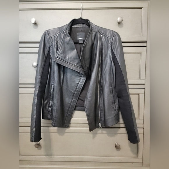 Trouve leather Moto Jacket - Picture 4 of 8